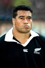 Olo Max Brown played 56 tests at prop for the New Zealand All Blacks rugby  team from 1992 to 1998, missing only two tests in his career. (Wikipedia)