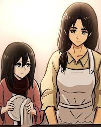 I Always Wanted To Draw Mikasa And Carla Together Attack On Titan Anime Attack On Titan Ships Attack On Titan Art