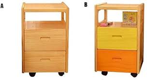 Product title otviap over bed table with wheels overbed table medical overbed bedside table with wheels laptop computer desk overbed side tables mobile computer desk for bedroom living room hospital. Pingfanmi Mini Children S Room Pine Small Bedside Table Side Table With Wheels Moving Drawers Rounded Corner Small Bedside Table Small Bedside Wooden Texture