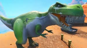 The durr burger challenge in fortnite battle royale. Fortnite Besuche Durrr Burger Kopf Dinosaurier Steinkopfstatue