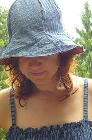 Denim Tulip Hat Sun Hats For Women Hat Patterns To Sew Sun Hats