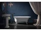 KOHLER K-710-W-Iron Works Historic Bath, White - Clawfoot