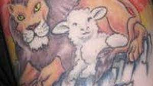 This is a beautifully crafted piece. 10 Lovely Lamb Tattoo Pictures