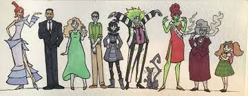Beetlejuice art fine art america. Artstation Beetlejuice Main Cast Character Designs Carys Bowen