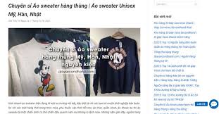 2022] Top 5++ Kho Bỏ sỉ Áo Sweater Đẹp, Xịn, Giá rẻ TPHCM