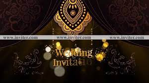 Wedding Whatsapp Invitation Template Wed060 Invitation Template Wedding Invitation Video Reception Invitations