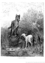 Gustave Dore Illustrations Des Fables De La Fontaine Le Loup Et L Agneau Gustave Dore Les Fontaines Fables De La Fontaine