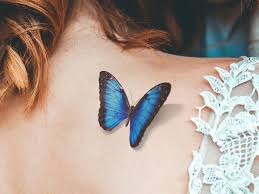 Maybe you would like to learn more about one of these? Beautiful Blue Morpho Butterfly With Realistic Shadow Designer Temporary Tattoo Temporary Blue Butterfly Tattoo Butterfly Tattoo Tattoos For Women Flowers