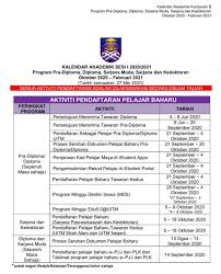 1970/un.03/pp.04/04/2019 tentang kalender akademik universitas islam negeri maulana malik ibrahim malang tahun akademik 2019/2020, dapat didownload di sini Kalendar Pusat Pengajian Sains Uitm Pahang Kampus Jengka Facebook