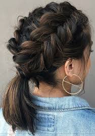 45 Elegant Ponytail Hairstyles For Special Occasions Page 4 Of 4 Stayglam French Braid Short Hair Elegant Ponytail Braids For Short Hair
