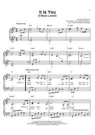 It Is You I Have Loved First Dance Songs Great Wedding Songs The One Lyrics