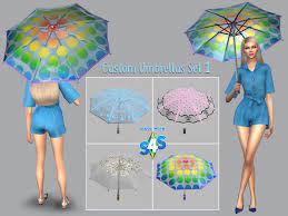 Custom Semi Transparent Umbrellas For The Seasons Sims 4 Studio Sims 4 Sims