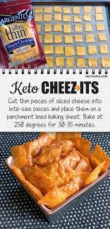 Super Quick Easy Keto Snack Idea Cheez It Crackers