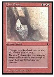 Goblin holes in the cave wall. Magic The Gathering Goblin Caves The Dark By Magic The Gathering Amazon De Spielzeug