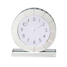5a Fifth Avenue Mirrored Mantle Clock Dunelm Mantle Clock Clock Mirror