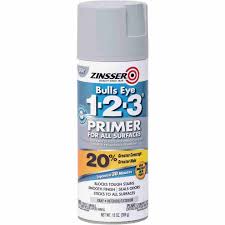 You can go to lowe's, sherwin williams, walmart or dutch boy and just ask the sales person to show you where to find the kilz. Zinsser Bulls Eye 1 2 3 13 Oz Primer Spray Gray Jed S Hardware Garden Center
