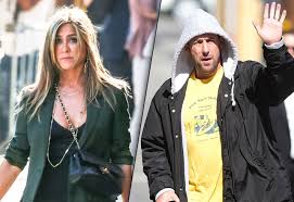 Since they filmed in italy, adam talked about how he and jennifer were invited to george. Jennifer Aniston Adam Sandler Promote New Movie On Kimmel