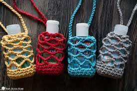 Here are the best ideas for both. Crochet Hand Sanitizer Cozy Free Pattern