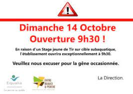 Maybe you would like to learn more about one of these? Modification Horaires D Ouverture Dimanche 14 Octobre Piscine De Courville Sur Eure