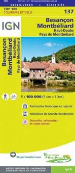 Whether you love hiking or cycling, besançon is a region where 20 hidden gems are waiting to be explored and visited. Ign 137 Besancon Montbeliard 1 100 000 Topographische Karte
