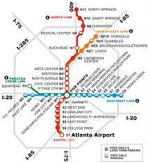 Atlanta Light Rail Map Marta Maps – Marta Guide
