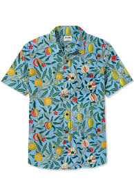 Men's Four Fruits printed 100% Cotton shirt