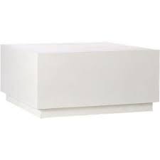 Matter Ivory Cement Square Coffee Table Reviews Cb2 1000 Square Coffee Tables Living Room Coffee Table Square Stone Coffee Table