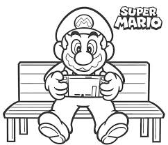 39+ koopa troopa coloring pages for printing and coloring. Mario Playing Game Coloring Page Free Printable Coloring Pages For Kids