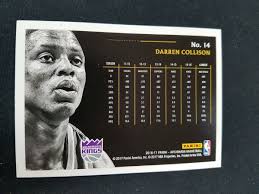 2016-17 Aficionado #14 DARREN COLLISON Artist's Proof Sacramento Kings  *CT06