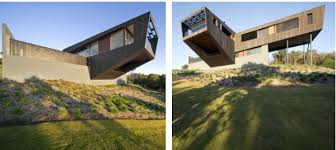 It has 4 bedrooms ground level: Elevated Architecture In Contemporary Cape Shank House
