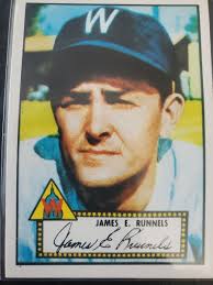 James Runnels 1983 Topps 1952 Reprint Series Washington Senators #2