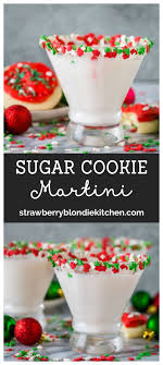 Sugar Cookie Martini This 3 Ingredient Sugar Cookie Martini Will Be Your Ne Christmas Martini Recipes Sugar Cookie Martini Recipe Christmas Cocktails Recipes