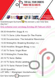 Met ook aandacht voor de ronde van frankrijk. 28 02 21 Lime Tv Gids Voor Channel 26 2 Lime Tv Suriname Facebook