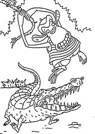 Darwin And Crocodile Coloring Pages For Kids Printable Free The Wild Thornberrys Cartoon Coloring Pages Coloring Pages Coloring Pages For Kids