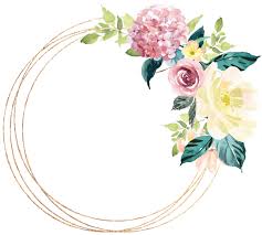 skrapbuking vk flower frame painting wallpaper wreath watercolor