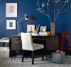 An accent wall can be a perfect way to break up a large room, to emphasize a particularly great architectural feature, or to instill a sense of the. For Every Hue A Mood Use Color To Make The Most Of Every Room Home Office Colors Blue Office Decor Home Office Design