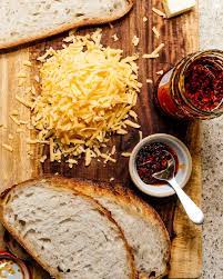 Spicy Chili Crisp Grilled Cheese I Am A Food Blog Recipe Food Spicy Chili Grilled Cheese