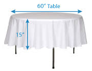 To determine what size tablecloth you need, first, measure your table. Determining Tablecloth Size Wholesale Event Solutions