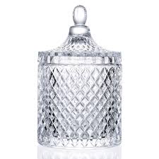 Antique glass jars └ glass └ antique decorative arts └ antiques all categories food & drinks antiques art baby books, magazines business cameras cars, bikes, boats clothing, shoes & accessories coins collectables computers/tablets & networking crafts dolls, bears electronics gift. Diamond Star Candy Dish Small Decorative Glass Jar With Lid Candy Buffet Storage Jar 4 X6 5 Buy Online In Antigua And Barbuda At Antigua Desertcart Com Productid 200740894
