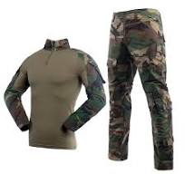 Reinforced Frog Suit Combat Uniform Set Jungle Camo