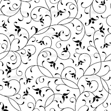 Black And White Flower Background Vector Floral Oriental Black Isolated Seamless Background In 2020 Floral Pattern Vector Background Patterns Seamless Background