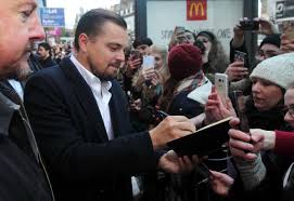 In Pictures Leonardo Dicaprio Greets Fans As He Visits Edinburgh Restaurant Glasgow Times
