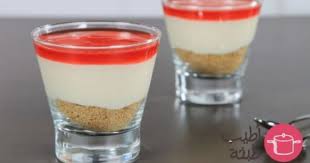 كاسات التشيز كيك بالجيلي lebanese desserts desserts food