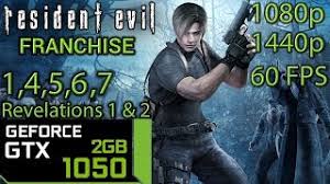 Resident Evil Franchise Gtx 1050 2gb 1 4 5 6 7 Revelations Series Benchmark Youtube
