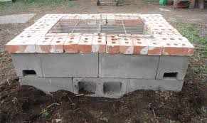 Use a shovel to mark where the soil and grass will be removed. Cinder Block Fire Pit Inexpensive Attractive Ideas House Plans 156833