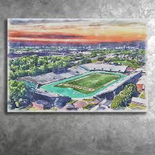 William Dick Price Stadium WaterColor Canvas Prints, Norfolk Virginia