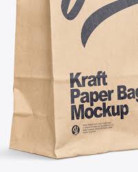 Download Kraft Paper Bag Mockup In Bag Sack Mockups On Yellow Images Object Mockups