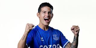 James rodriguez is a famous real madrid forward. James Rodriguez Can T Wait To Get Started Playing For Everton Royal Blue Mersey