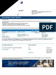 Tax invoice is standard format invoice required under gst system. Your Electronic Ticket Emd Receipt Pdf Services Economics Service Industries