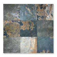 Himalaya Midnight Slate Effect Floor Tiles Porcelain Superstore With Images Blue Tile Floor Bathroom Design Decor Rustic Bathrooms